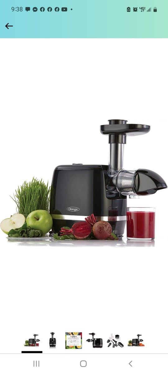 Brand New OMEGA Juicer. 4 Year Warranty