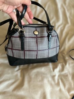 Coach cute plaid vintage bag