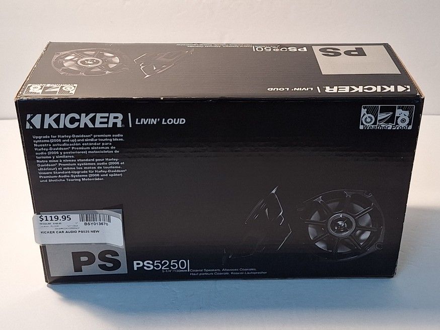 Kicker Car Audio PS525 NEW OPEN BOX
