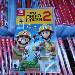 New Sealed Super Mario Maker 2 Nintendo Switch Game Brand New Still Sealed 