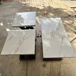 3 Piece Living Room Table Set