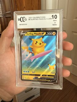 2021 Pokémon Celebrations Surfing Pikachu V