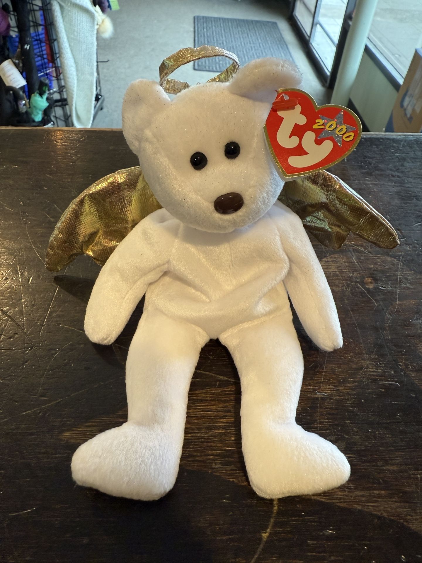 Extremely Rare βHaloβ Angel Bear Beanie Baby