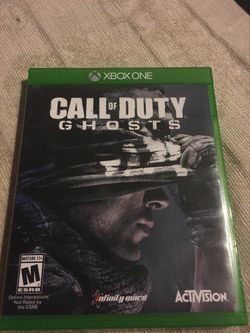 Call of duty ghosts Xbox one