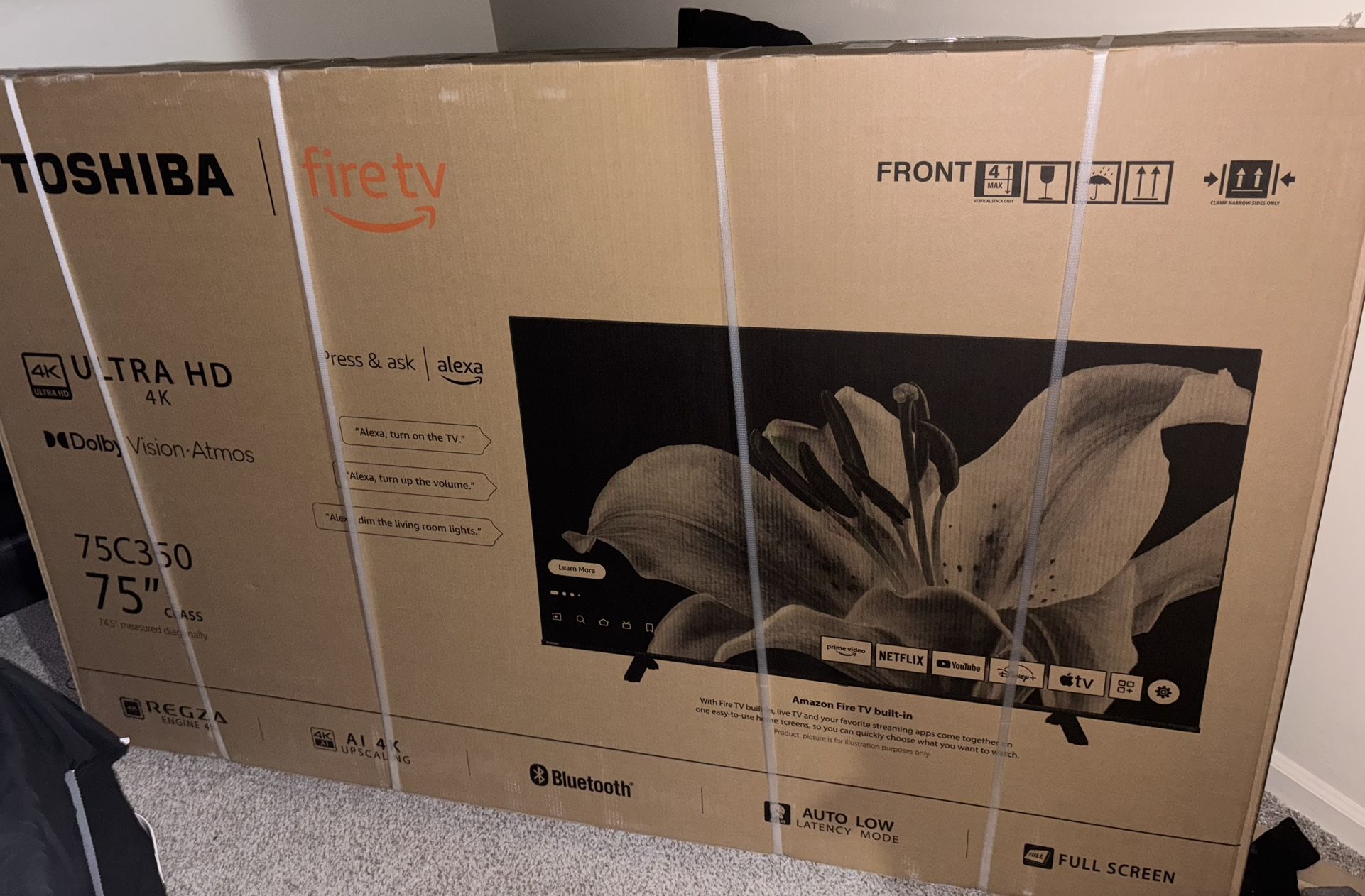 Toshiba 75″ Class C350 Series Alexa Smart TV