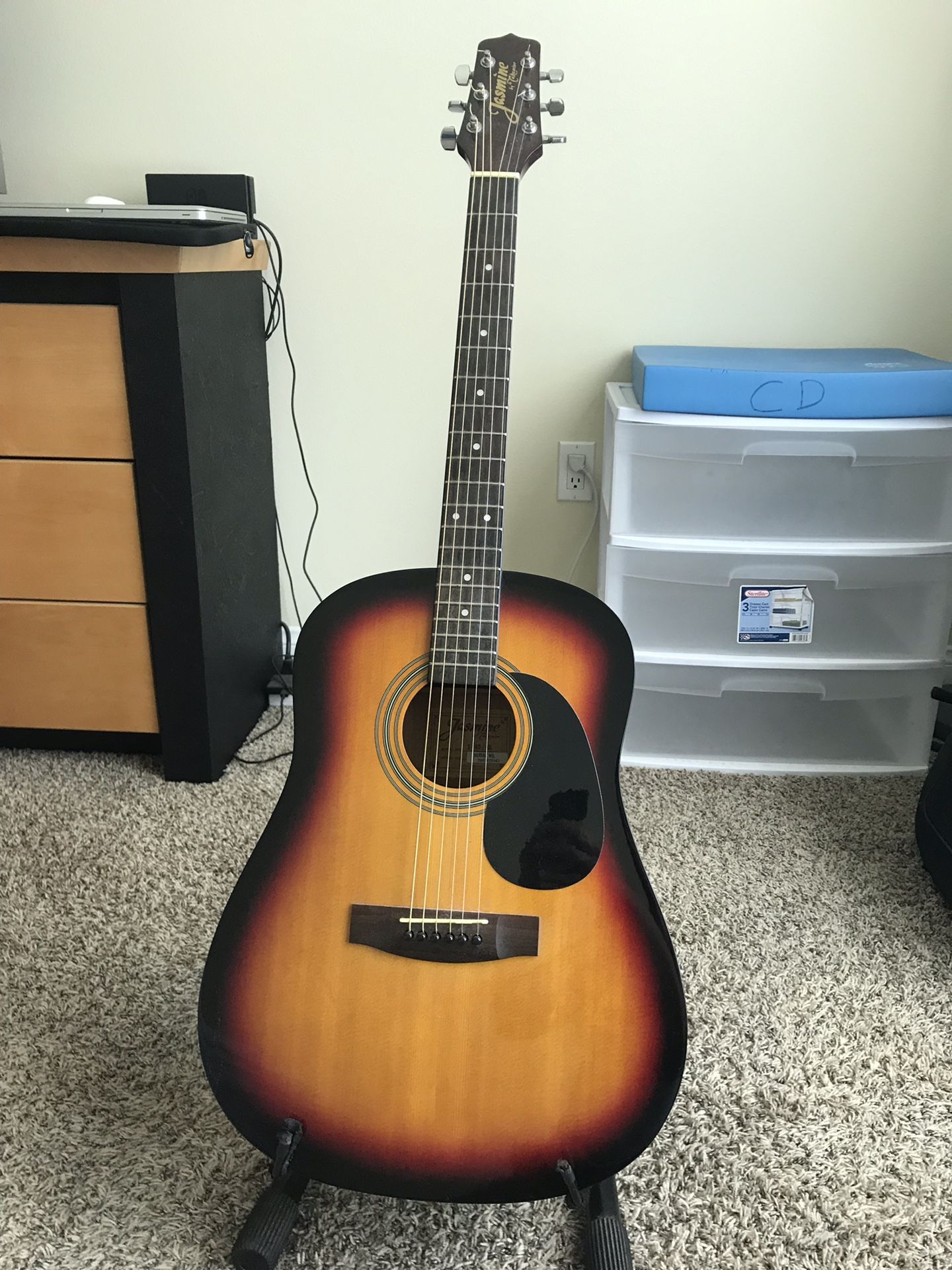 Jasmine by Takamine S-45/SB Guitar with Bag and Stand