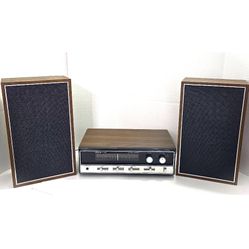 Vintage Admiral AM-FM Stereo Receiver with Speakers Model STC941 Phono Tape Play Function Headphone Jack Wood Cabinets Rare STC 941