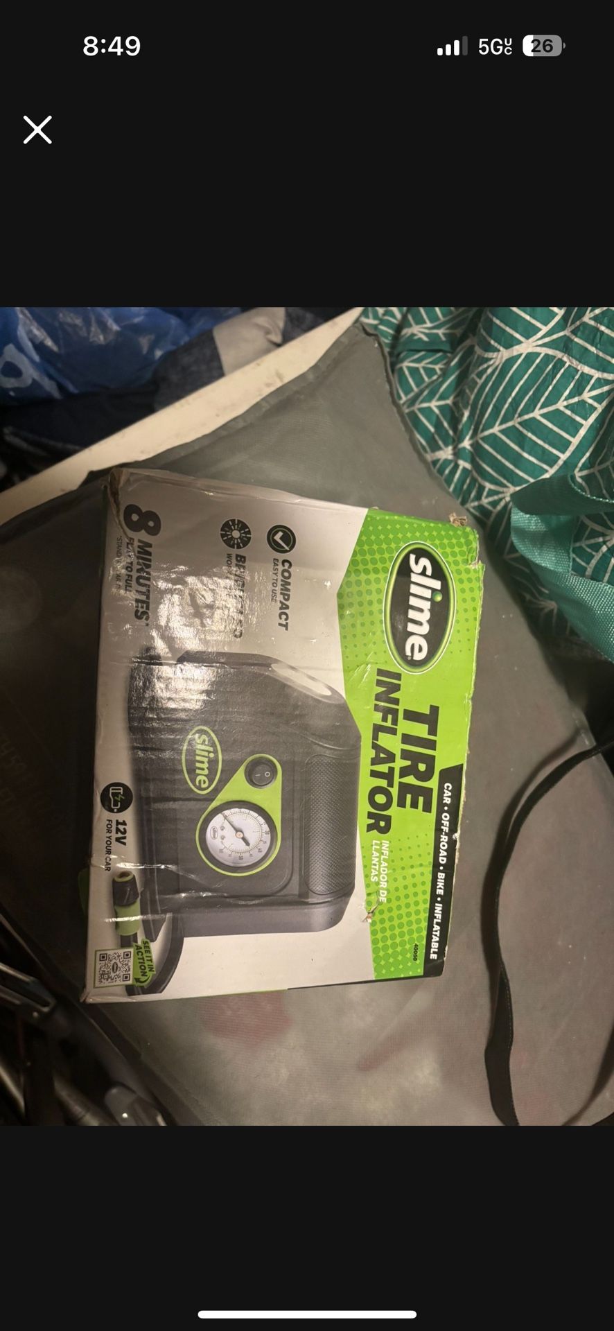 Portable Tire Inflater