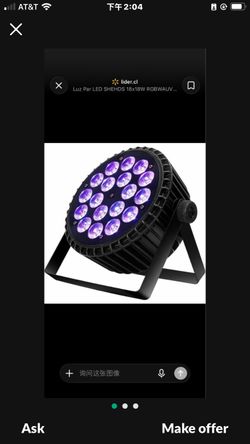 Aluminum Alloy LED Par 18×18W Light
