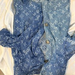 2 Toned Dog Jean Dress Size Xxl Runs Like L Too