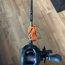 Baitcaster Combo. Daiwa Fuego Reel  Dobyns Fury Rod for Sale in Round  Rock, TX - OfferUp