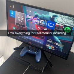 PS4/monitor Including 