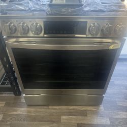 Stainless Steel Slide In Dual Fuel Range With Air Fry Was$2699 Now$1499