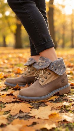 TIMBERLAND Lace-Up Boots Size 6.5M