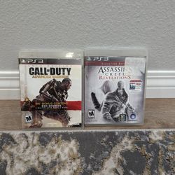 PS3 Games Call Of Duty & Assassin's Creed Revelations 