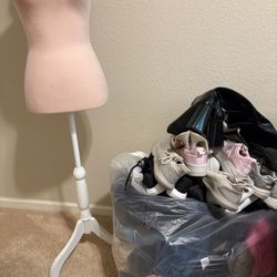 Clothes Shoes And Mannequin 