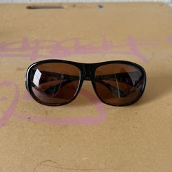 Oversized Black Sunglasses Tortoise Shell Brown Tinted Lenses