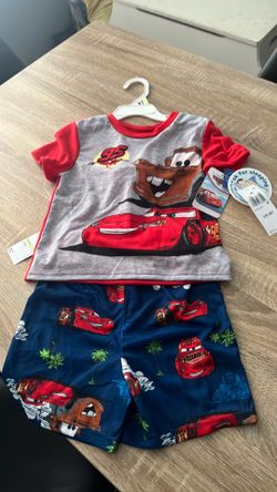 2 pc Cars PJ short set