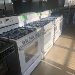 Kenmore 5 Burners Gas Stove In White Working Perfectly 4 Months Warranty 