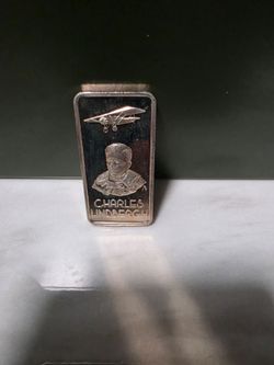 Vintage 1 OZ Silver Art Bar