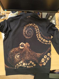 Octopus design long sweater