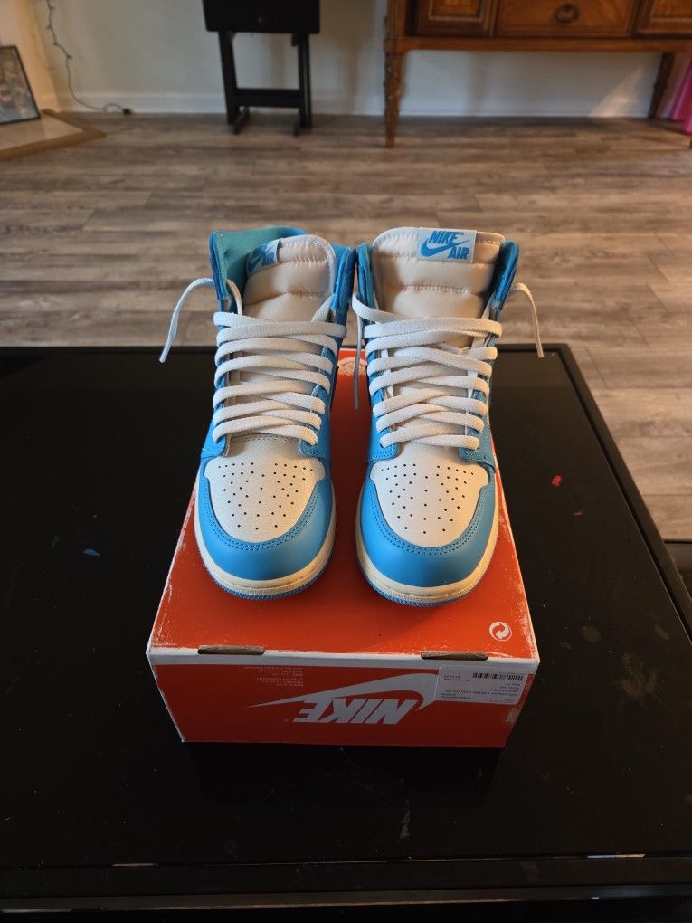 Jordan 1 High Retro “UNC REIMAGINED” 2025 (FD1437402) Size 7Y/8.5 Women