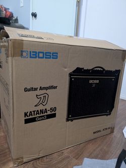Boss Katana-50 Gen 3 Guitar Amp with Bluetooth Adapter