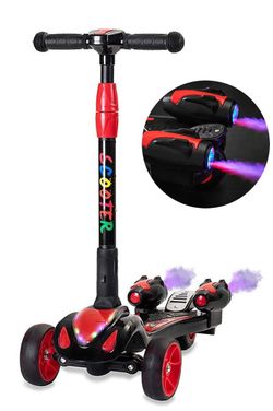 GlareWheel Kids Scooter Smoking Rocket Y1 Portable Foldable