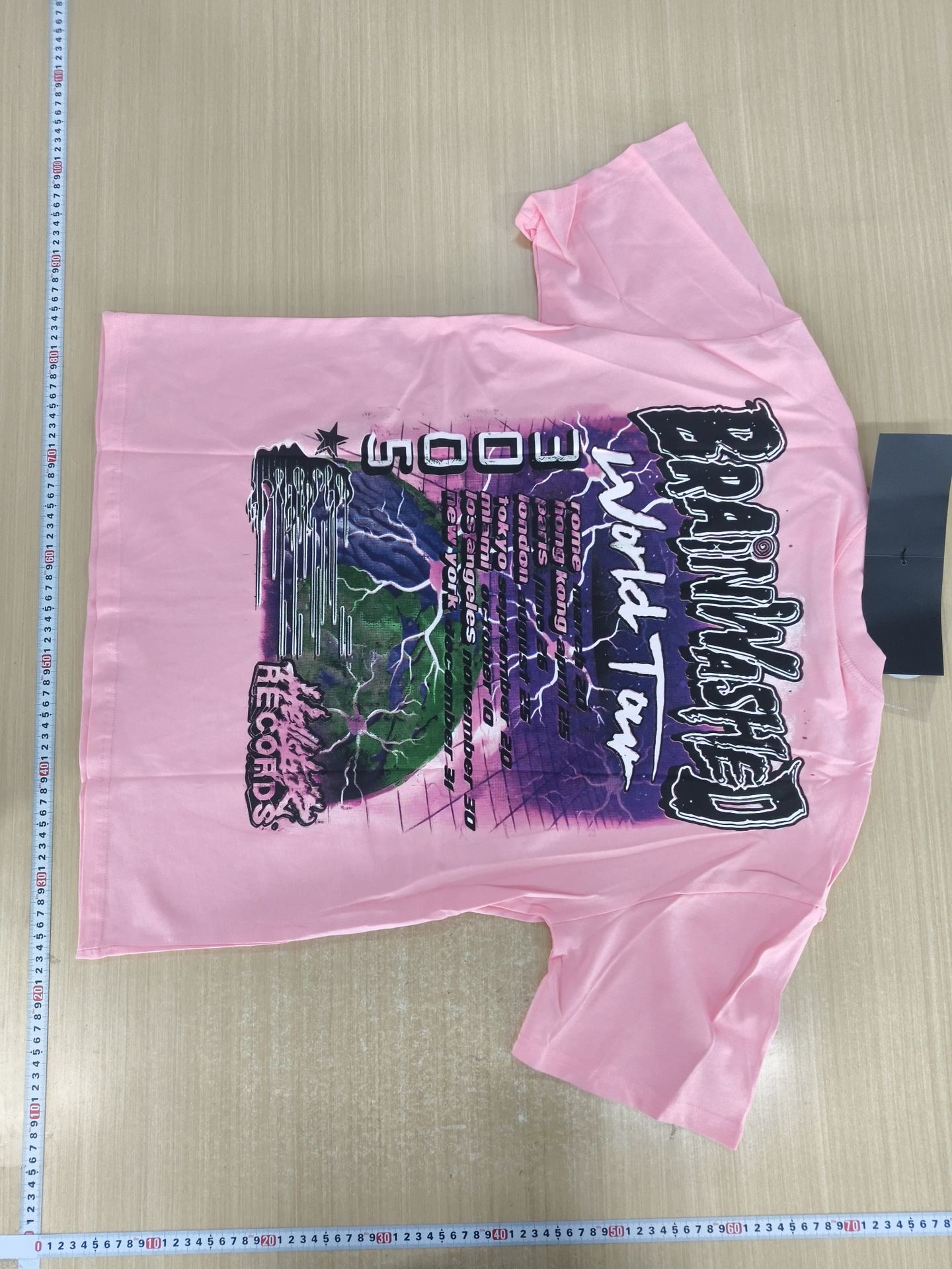 Hellstar “Brainwashed World Tour 3005” Pink Tee – Limited Drop