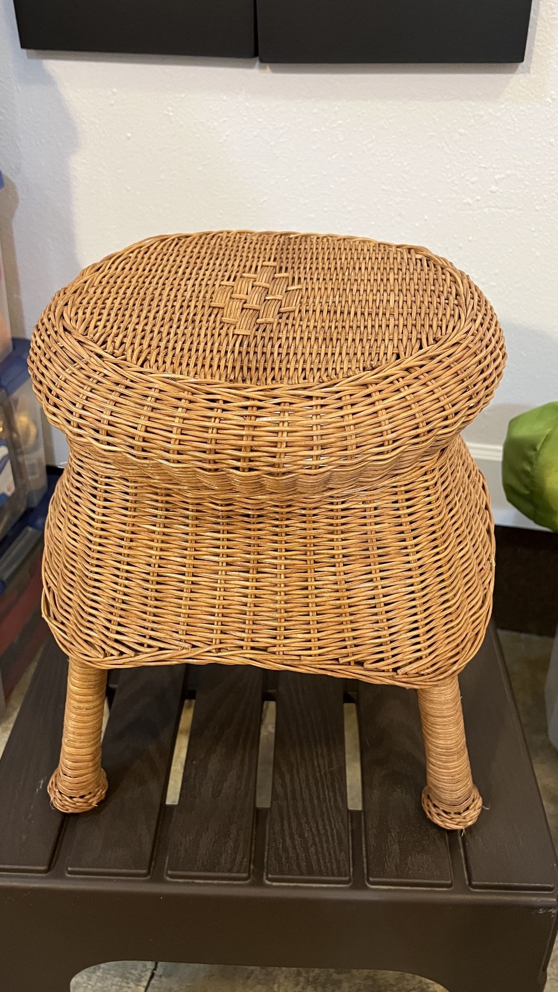 Qooden Woven Stool