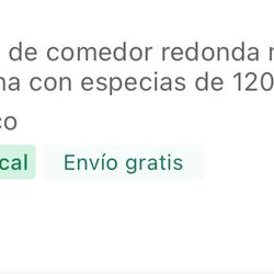 Mesa De Comedor Nueva 