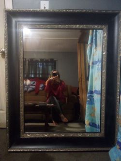 Large wall mirror