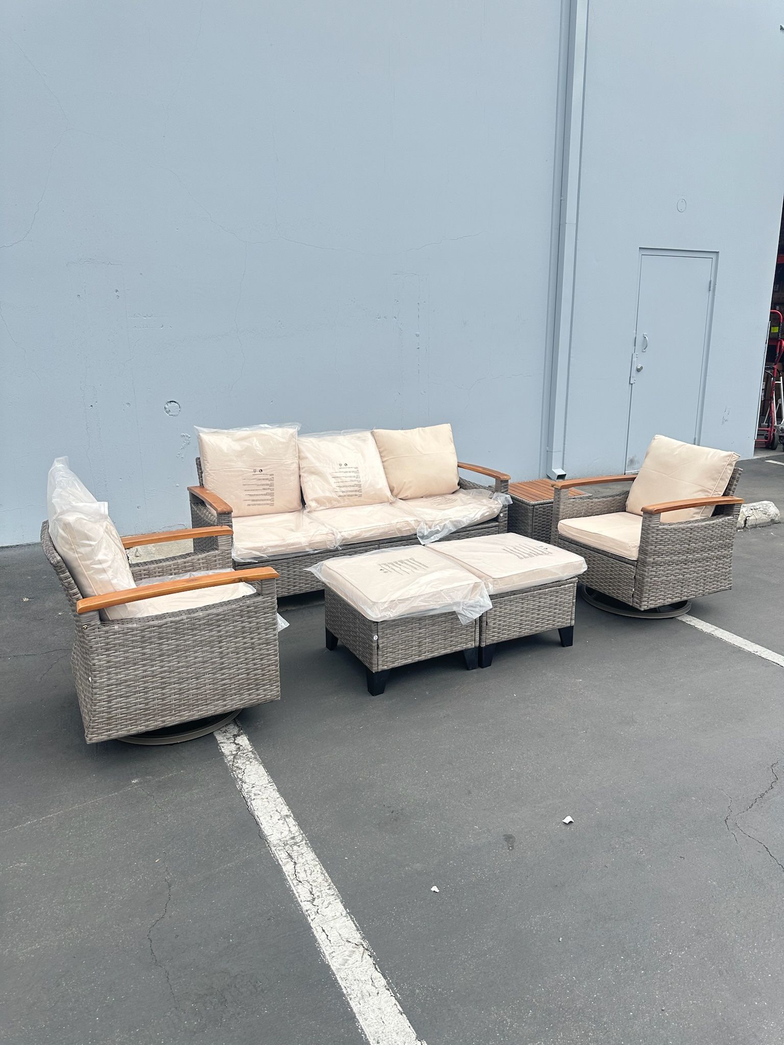 6pc Outdoor Patio Furniture Set