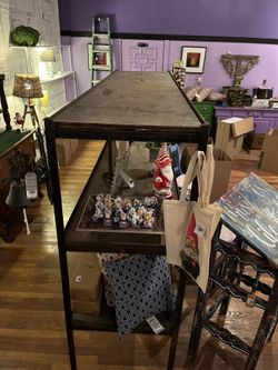 Huge Industrial Steel Shelf Shelving Unit 