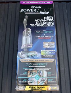 Shark PowerDetect Upright Vacuum AZ3901 12iỊồi Cleaning Path Purple: HEPA Filter, Pet Hair, Multi-Surface