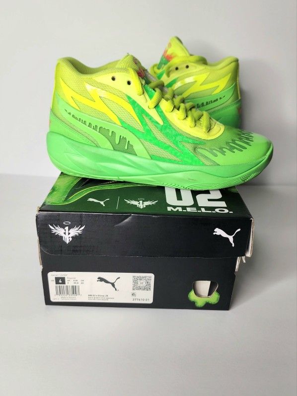 Puma Lamelo Ball Nickelodeon slime sneakers