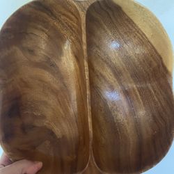 Beautiful Handmade Snack Server 