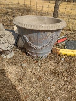 Antique Concrete Planter