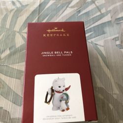 Hallmark 2021 “Jingle Bell Pals , Snowballs & Tuxedo” Ornament - NEW