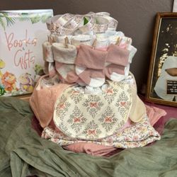 Custom Diaper Cakes ~ Baby Shower Gift & Decor