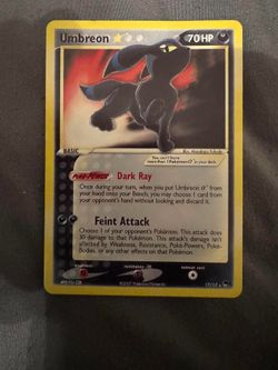 Pokemon Umbreon gold star