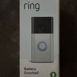 Ring Battery Doorbell in Satin Nickel (2024) 