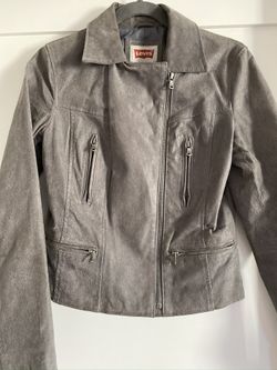 Levis woman genuine leather jacket size S