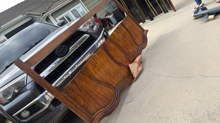 King Headboard with metal frame