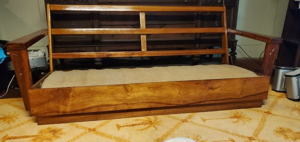 KOA WOOD FURNITURE Vintage circa1950_1960 Dining Room and Living Room 13 PC Set