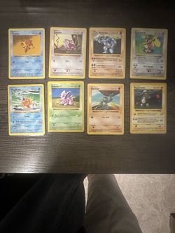 Pokemon lot base set shadowless all nm