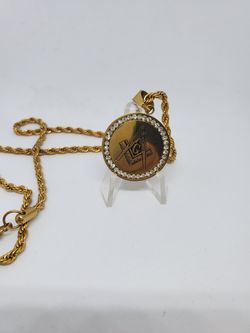 Freemason mason chain with pendant