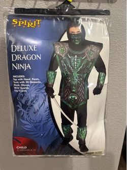 Boys Halloween Costume Dragon Ninja size 8/10