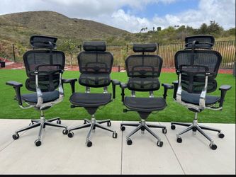 Eurotech Ergohuman ®️ All Mesh High Back Ergonomic Office Chair With Headrest