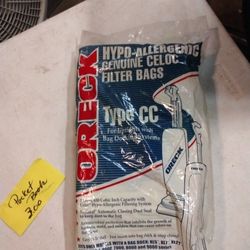Oreck Vacuum Bags Type CC 10.00